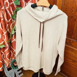 CHAPS Cowl Neck Oatmeal Sweatershirt